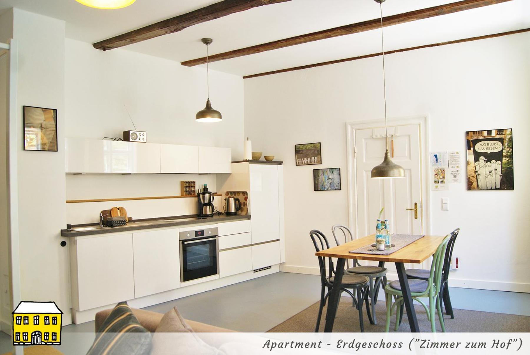Das Gelbe Haus - Drei Besondere Ferienwohnungen เฟลนส์บวร์ก ภายนอก รูปภาพ