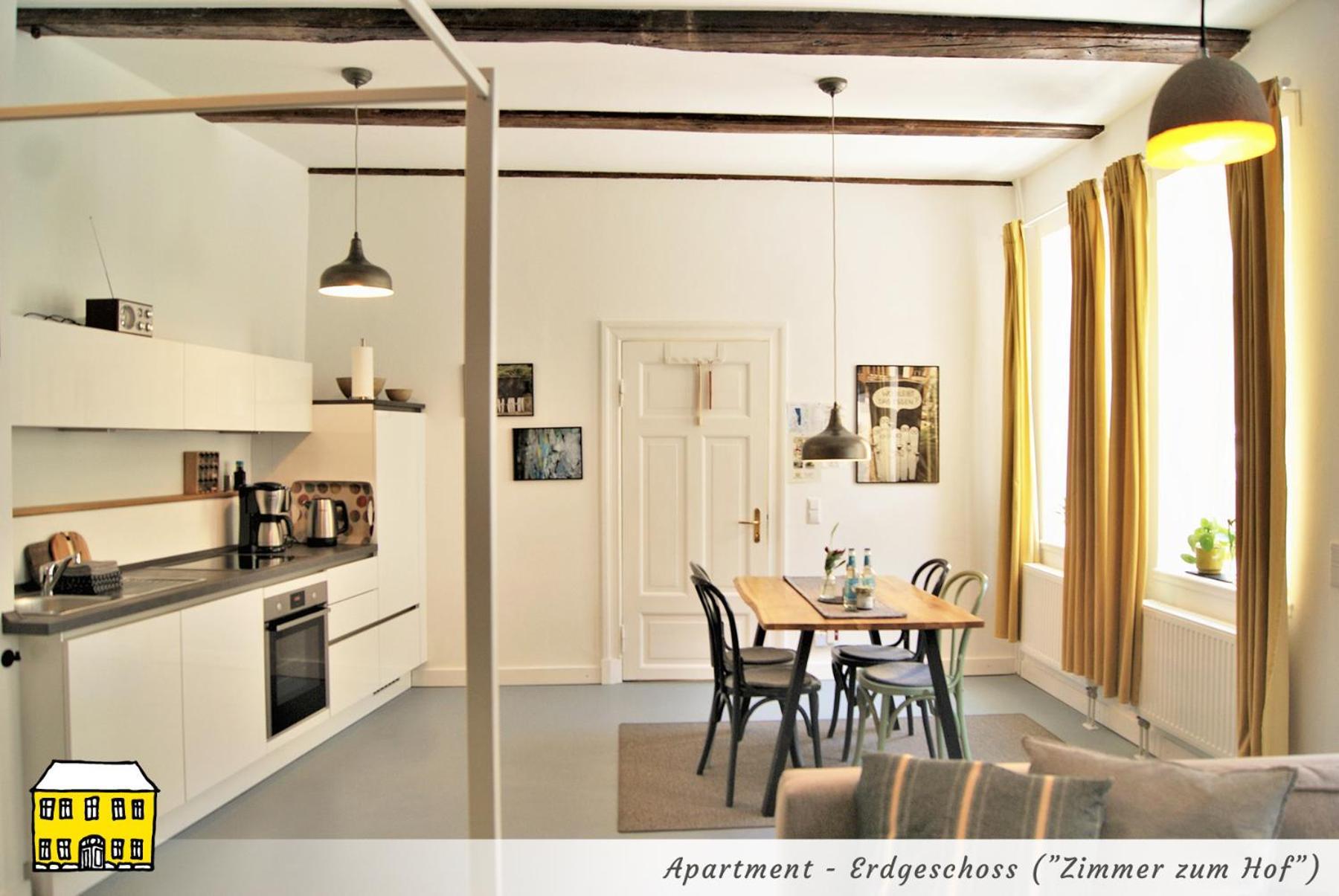 Das Gelbe Haus - Drei Besondere Ferienwohnungen เฟลนส์บวร์ก ห้อง รูปภาพ