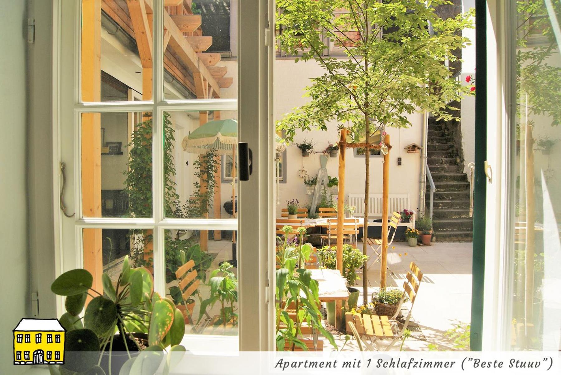 Das Gelbe Haus - Drei Besondere Ferienwohnungen เฟลนส์บวร์ก ห้อง รูปภาพ